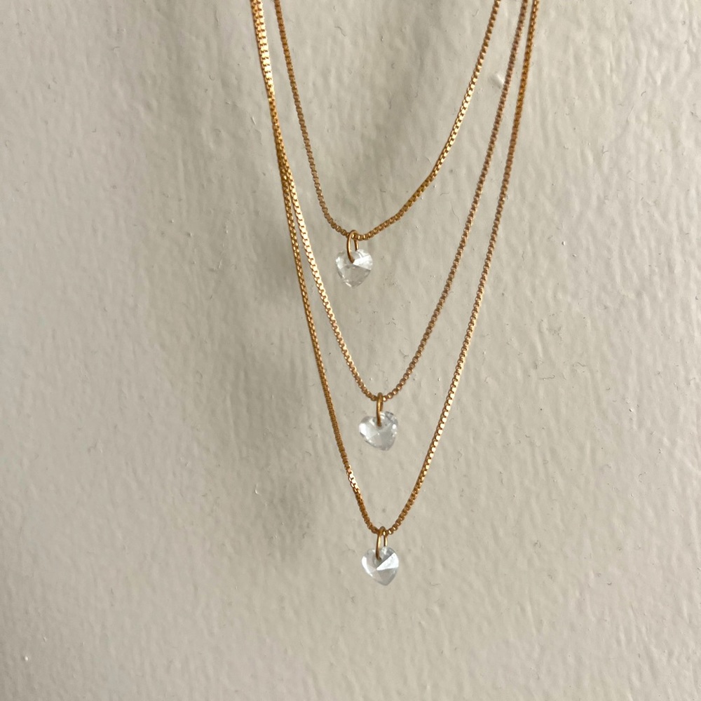 Free People | Three Layer Gold Necklace